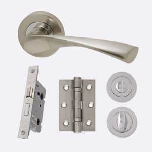 Solar Privacy Essential Range Chrome & Nickel Door - LPD Doors