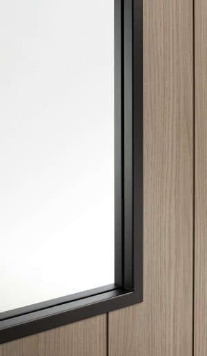 Monaco Laminate Glazed Light Grey Laminate Internal Door - LPD Doors