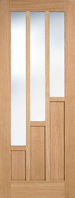 Coventry 3L Unfinished Oak Internal Door - LPD Doors