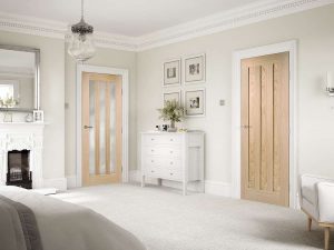 Idaho Unfinished Oak Internal Door - LPD Doors