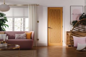 Inlay 1P Pre-Finished Oak Internal Door - LPD Doors