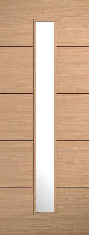 Lille 1L Pre-Finished Oak Internal Door - LPD Doors