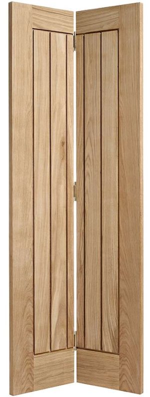 Mexicano Bi-Fold Oak Internal Door - LPD Doors