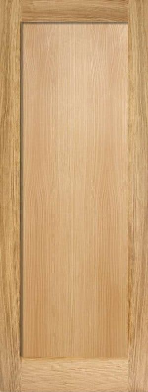 Pattern 10 One Panel Unfinished Oak Internal Door - LPD Doors