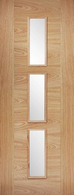 Sofia 3L Prefinished Oak Internal Door - LPD Doors