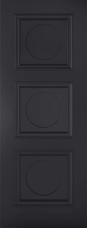 Antwerp 3P Primed Black Fire Internal Door - LPD Doors