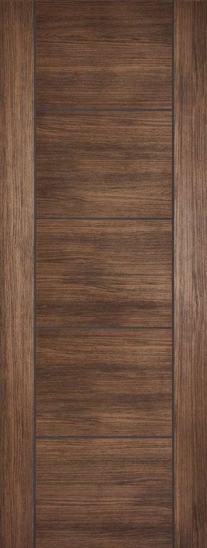 Vancouver Laminated Walnut Laminated Internal Door - LPD Doors