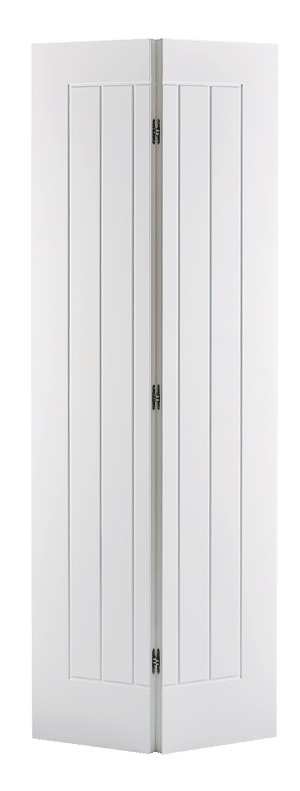 Mexicano Bi-fold Primed White Internal Door - LPD Doors