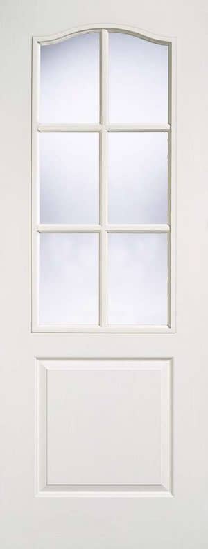 Classical 6L Primed White Internal Door - LPD Doors