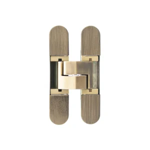 AGB Eclipse Fire Rated Adjustable Concealed Hinge - Matt Antique Brass