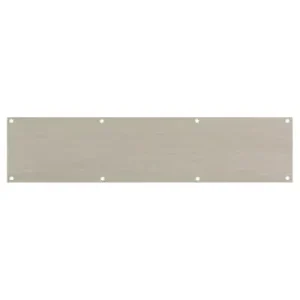 Atlantic Kick Plate Pre drilled with screws 760mm x 150mm - Satin Stainless Steel