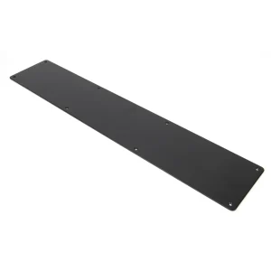 Atlantic Kick Plate Pre drilled with screws 760mm x 150mm - Matt Black