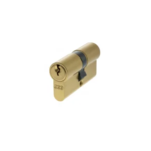 AGB Euro Profile 5 Pin Double Cylinder Keyed Alike 30-30mm (60mm) - Satin Brass