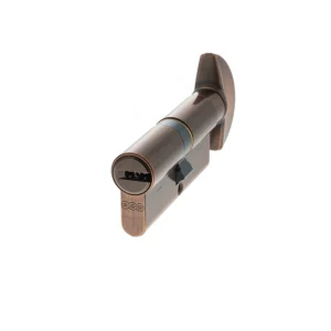 AGB Euro Profile 15 Pin Cylinder Key to Turn 40-40mm (80mm) - Copper