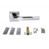 Atlantic Kansas Dorpac (3" Latch, 3"x2" Hingesx3) - Polished Chrome