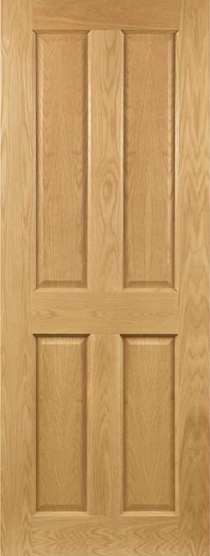 Bury Prefinished Oak FD30 Internal Door FSC - Deanta Doors