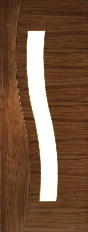 Cadiz Prefinished Walnut Glazed Internal Door FSC - Deanta Doors