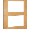 Coventry Unfinished Oak Glazed FD30 Internal Door - Deanta Doors - Image 3