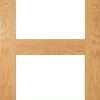 Coventry Unfinished Oak Glazed FD30 Internal Door - Deanta Doors
