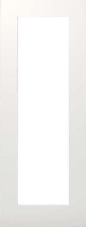 Denver White Primed Glazed Internal Door - Deanta Doors