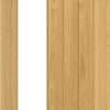 Ely Prefinished Oak 1SL Glazed FD30 Internal Door FSC - Deanta Doors