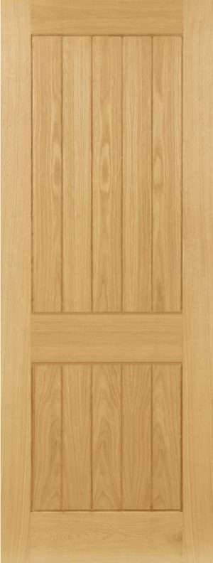 Ely Prefinished Oak 2 Panel FD30 FSC