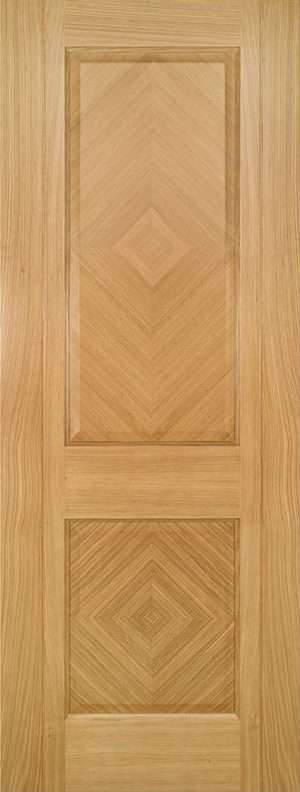 Kensington Prefinished Oak FD30 Internal Door FSC - Deanta Doors