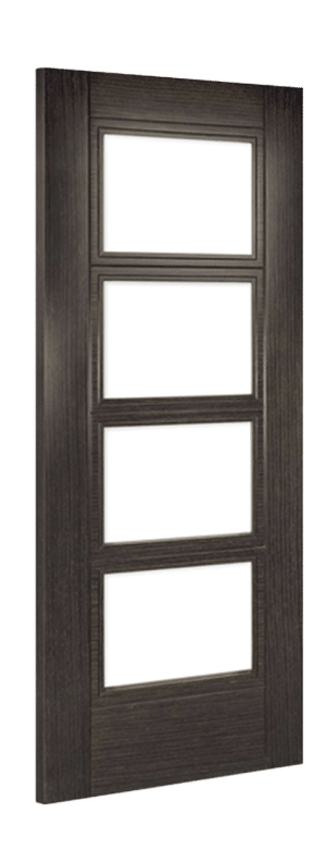 Montreal Dark Grey Ash Glazed Internal Door FSC - Deanta Doors