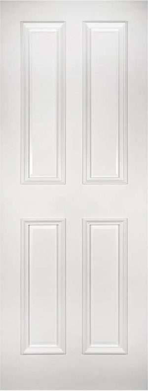 Rochester White Primed Internal Door - Deanta Doors