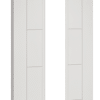 Seville White Primed Glazed 1L FD30 Internal Door - Deanta Doors - Image 3