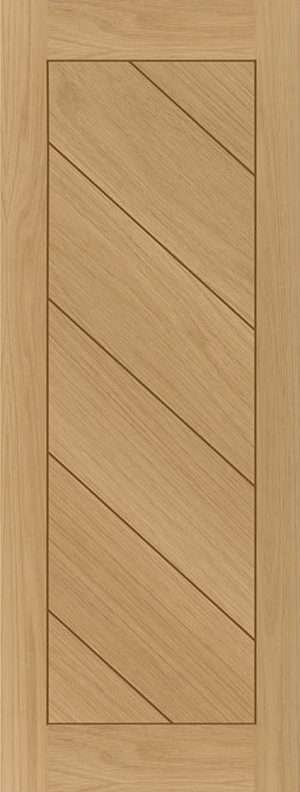 Torino Prefinished Oak FD30 Internal Door FSC - Deanta Doors