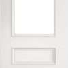 Windsor White Primed Bevelled Glaze Internal Door - Deanta Doors